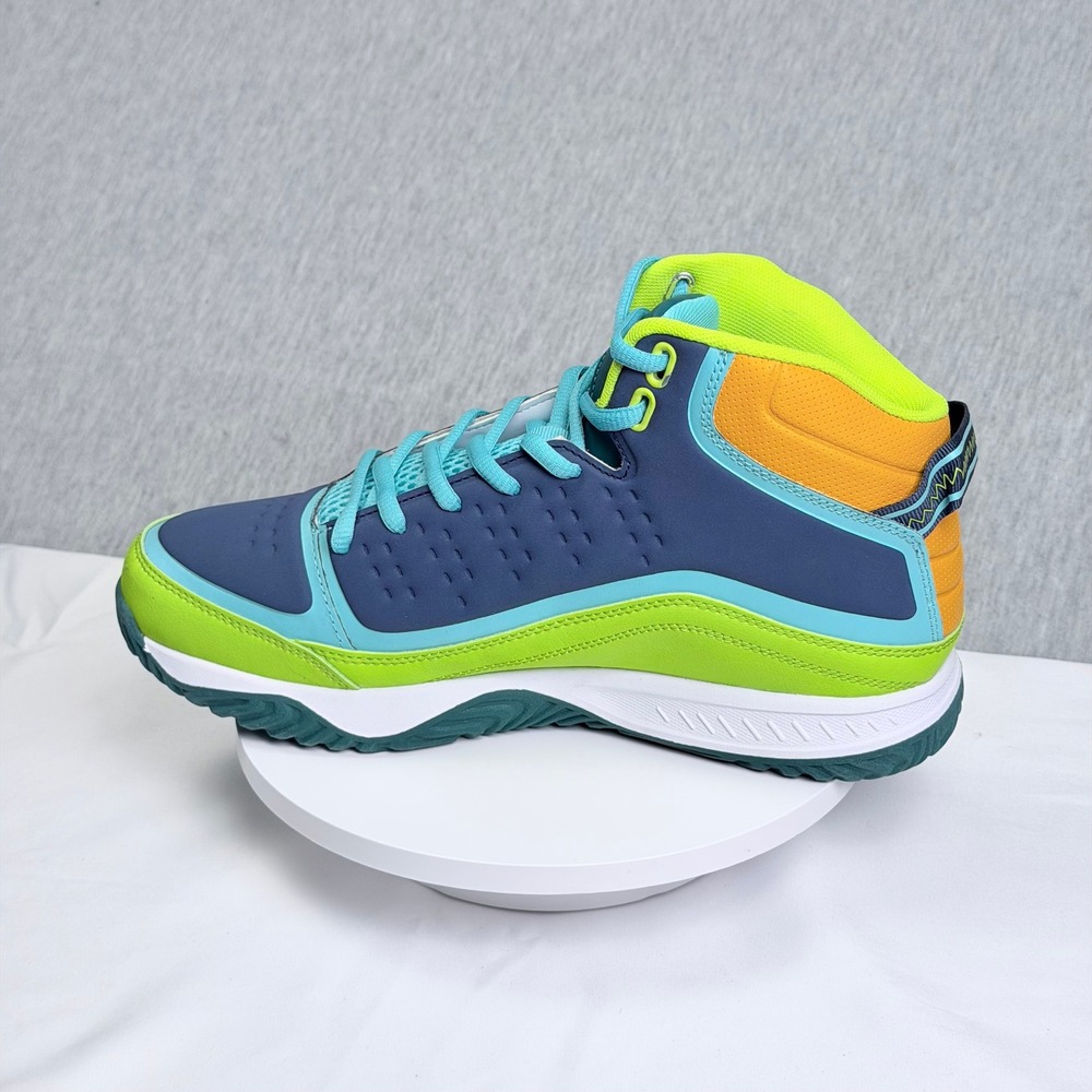 AND1 Pulse 2.0 TPR Mens Basketball Shoes Dark Green Multi AD90200MGZ Size 8.5 - Picture 2 of 8